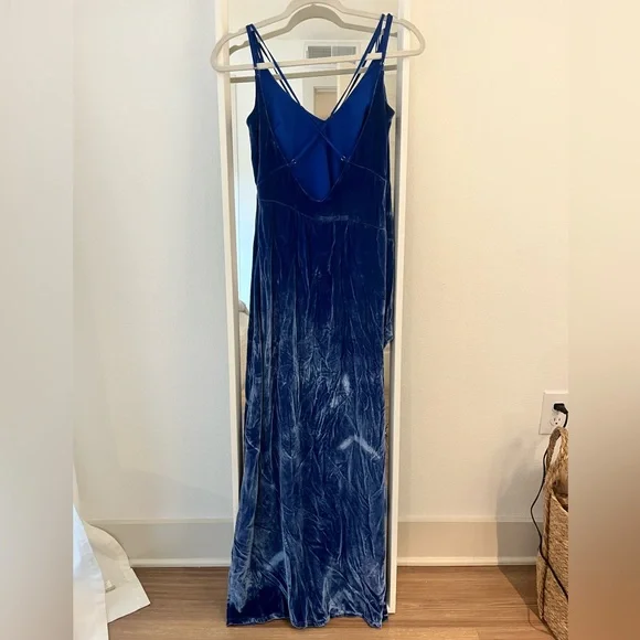For Love & Lemons Nadine Velvet Maxi Dress LIKE NEW - Picture 6 of 14